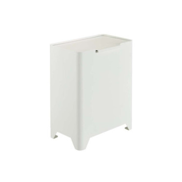 Poubelle cuisine de tri sélectif 2x20L avec seaux Blanc Coton