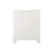 Poubelle cuisine de tri sélectif 2x20L avec seaux Blanc Coton