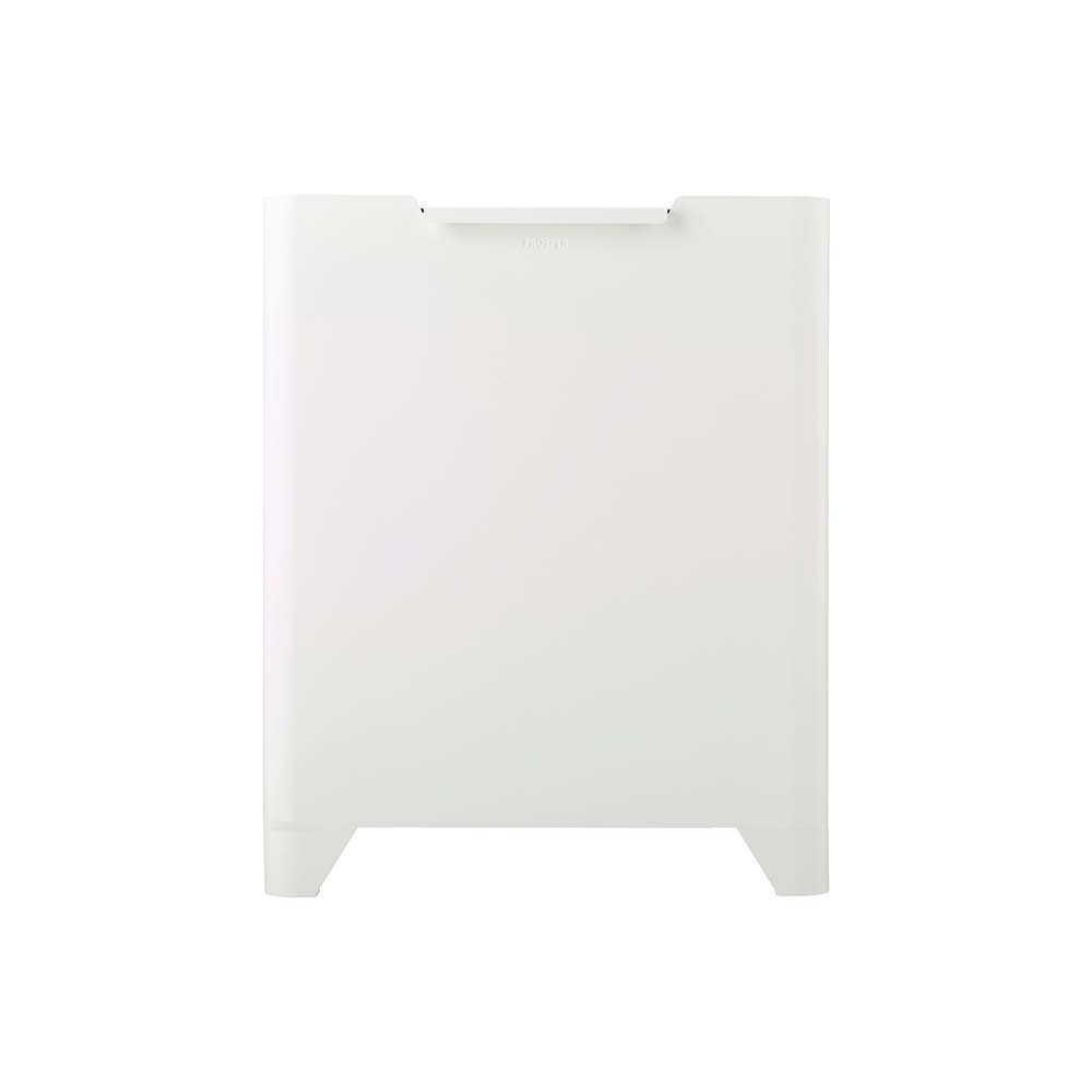 Poubelle cuisine de tri sélectif 2x20L avec seaux Blanc Coton Poubelle cuisine de tri sélectif 2x20L avec seaux Blanc Coton