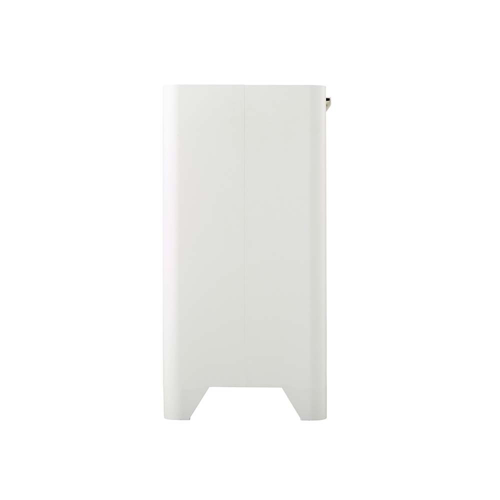 Poubelle cuisine de tri sélectif 2x20L avec seaux Blanc Coton