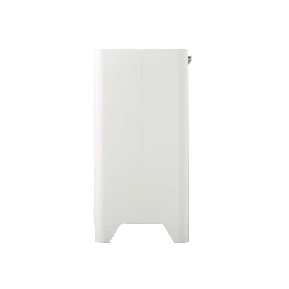 Poubelle cuisine de tri sélectif 2x20L avec seaux Blanc Coton/Gris galet Poubelle cuisine de tri sélectif 2x20L avec seaux Blanc Coton/Gris galet