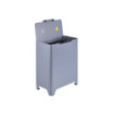 Poubelle cuisine de tri sélectif 2x20L avec seaux Bleu Lavande Poubelle cuisine de tri sélectif 2x20L avec seaux Bleu Lavande