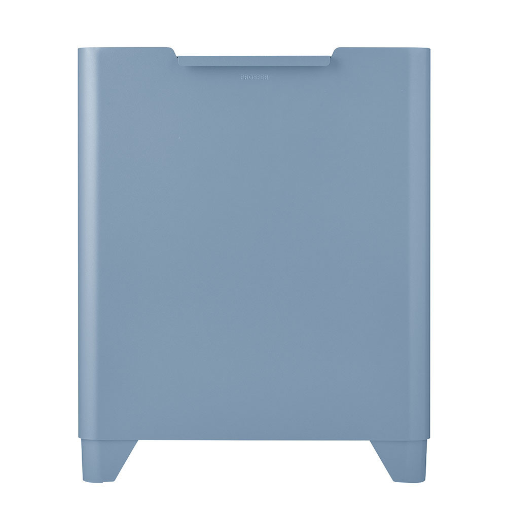 Poubelle cuisine de tri sélectif 2x20L avec seaux Bleu Lavande Poubelle cuisine de tri sélectif 2x20L avec seaux Bleu Lavande
