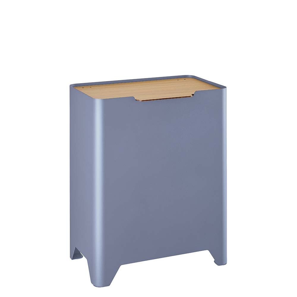 Poubelle cuisine de tri sélectif 2x20L avec seaux Bleu Lavande Poubelle cuisine de tri sélectif 2x20L avec seaux Bleu Lavande