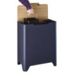 Poubelle cuisine de tri sélectif 2x20L avec seaux Bleu Minéral Poubelle cuisine de tri sélectif 2x20L avec seaux Bleu Minéral