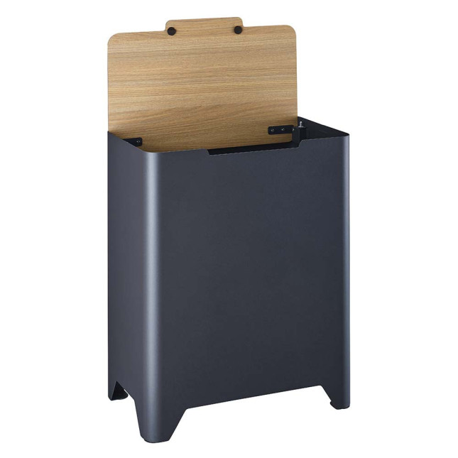 Poubelle cuisine de tri sélectif 2x20L avec seaux Gris Anthracite Poubelle cuisine de tri sélectif 2x20L avec seaux Gris Anthracite