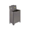 Poubelle cuisine de tri sélectif 2x20L avec seaux Gris Ardoise Poubelle cuisine de tri sélectif 2x20L avec seaux Gris Ardoise