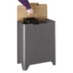 Poubelle cuisine de tri sélectif 2x20L avec seaux Gris Ardoise Poubelle cuisine de tri sélectif 2x20L avec seaux Gris Ardoise