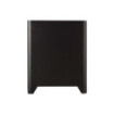 Poubelle cuisine de tri sélectif 2x20L avec seaux Noir Basalte