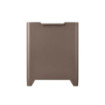 Poubelle cuisine de tri sélectif 2x20L avec seaux Taupe