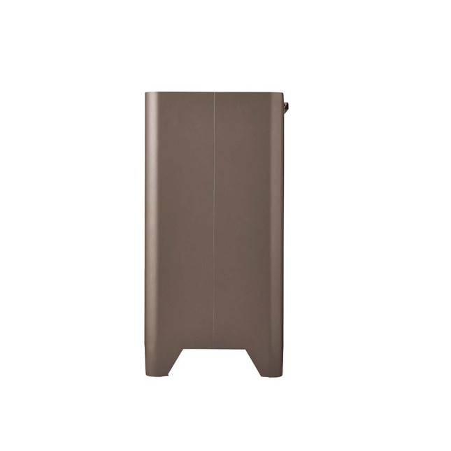Poubelle cuisine de tri sélectif 2x20L avec seaux Taupe
