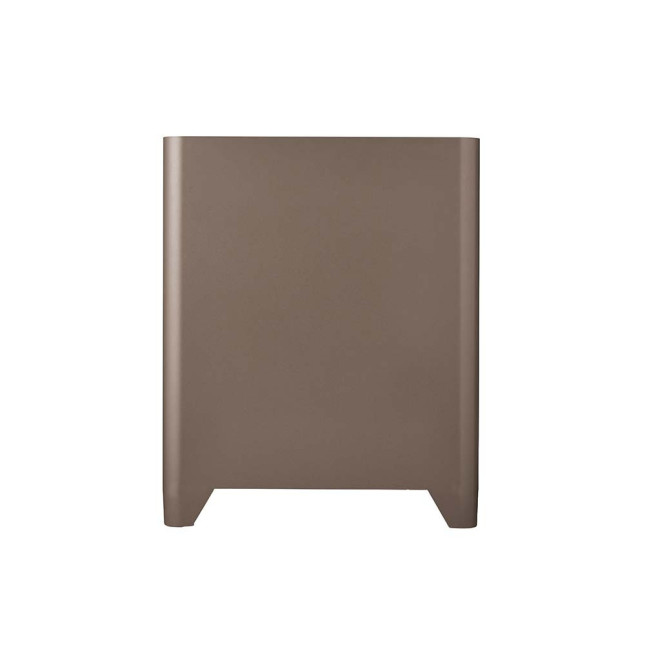 Poubelle cuisine de tri sélectif 2x20L avec seaux Taupe