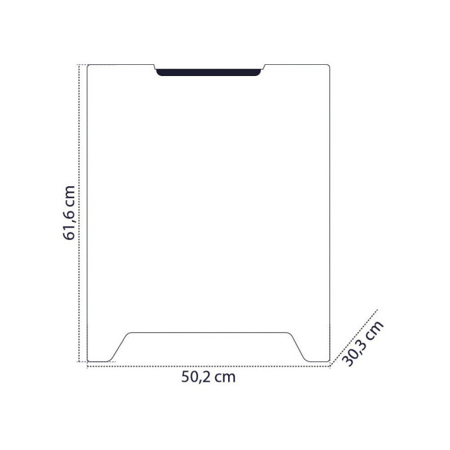 Poubelle cuisine de tri sélectif 2x20L avec seaux Taupe