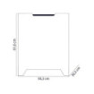 Poubelle cuisine de tri sélectif 2x20L avec seaux Taupe