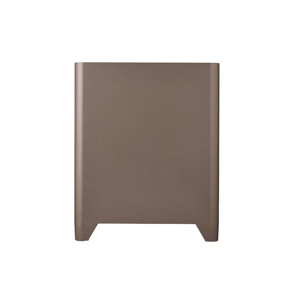 Poubelle cuisine de tri sélectif 2x20L avec seaux Taupe Poubelle cuisine de tri sélectif 2x20L avec seaux Taupe