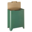 Poubelle cuisine de tri sélectif 2x20L avec seaux Vert Natura