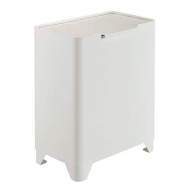 Poubelle cuisine de tri sélectif 2x30L Blanc Coton