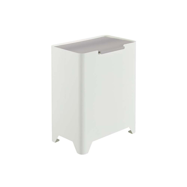 Poubelle cuisine de tri sélectif 2x30L Blanc Coton/Gris galet Poubelle cuisine de tri sélectif 2x30L Blanc Coton/Gris galet