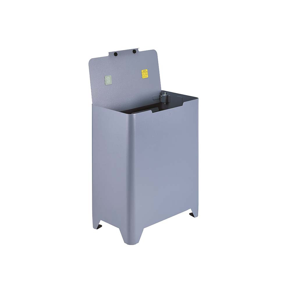 Poubelle cuisine de tri sélectif 2x30L Bleu Lavande Poubelle cuisine de tri sélectif 2x30L Bleu Lavande