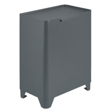 Poubelle cuisine de tri sélectif 2x30L Gris Ardoise