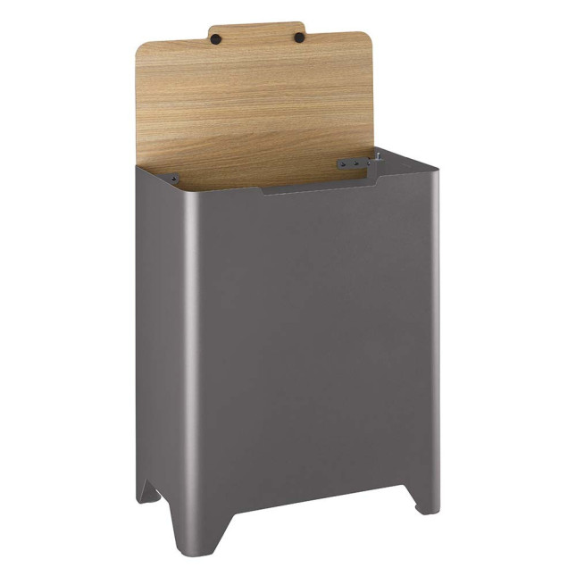 Poubelle cuisine de tri sélectif 2x30L Gris Ardoise Poubelle cuisine de tri sélectif 2x30L Gris Ardoise
