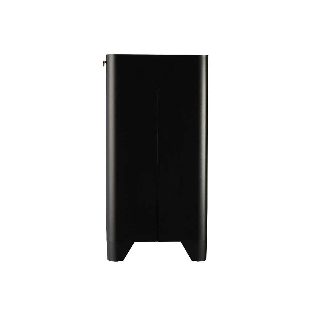 Poubelle cuisine de tri sélectif 2x30L Noir Basalte/ Moka