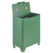 Poubelle cuisine de tri sélectif 2x30L Vert Natura