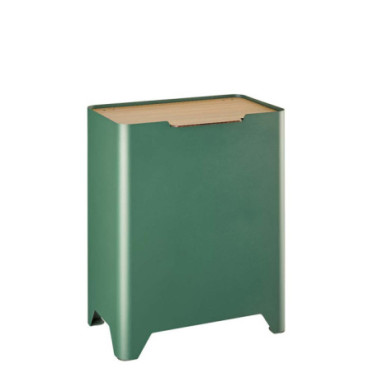 Poubelle cuisine de tri sélectif 2x30L Vert Natura