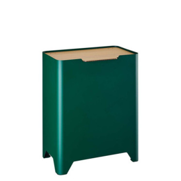 Poubelle cuisine de tri sélectif 2x30L Vert Sapin