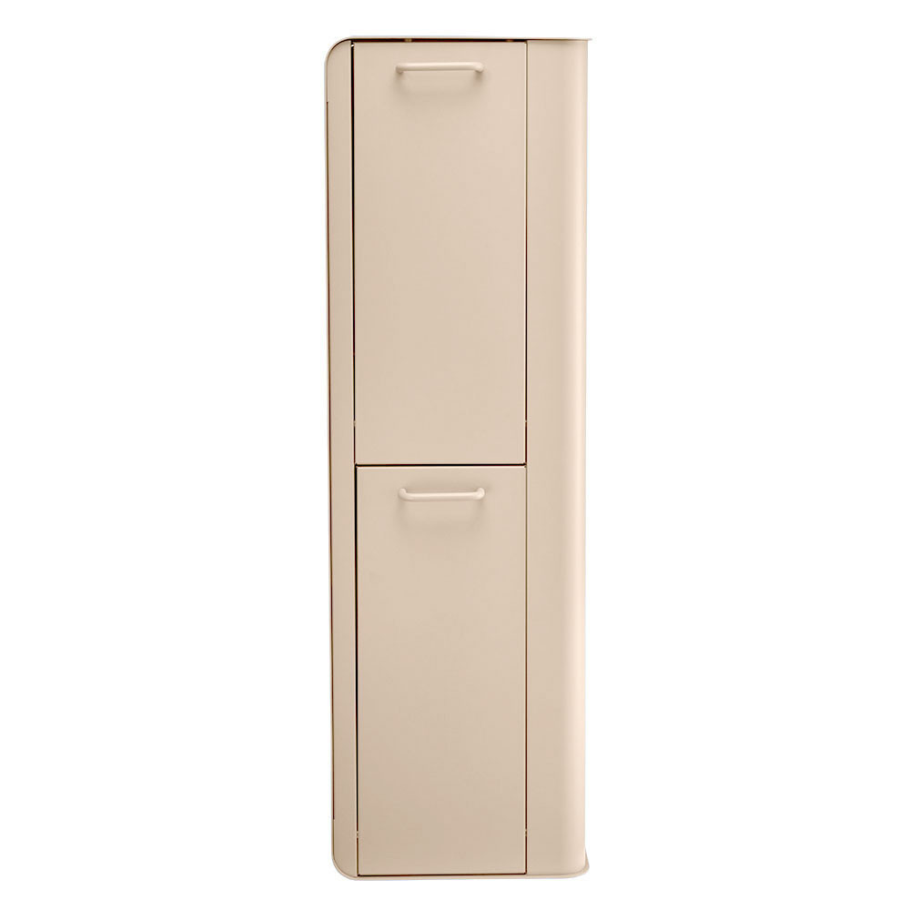 Poubelle cuisine de tri sélectif 2x20L avec seaux Beige Astral