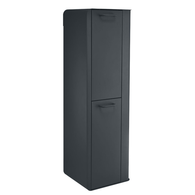 Poubelle cuisine de tri sélectif 2x20L avec seaux Gris Anthracite Poubelle cuisine de tri sélectif 2x20L avec seaux Gris Anthracite