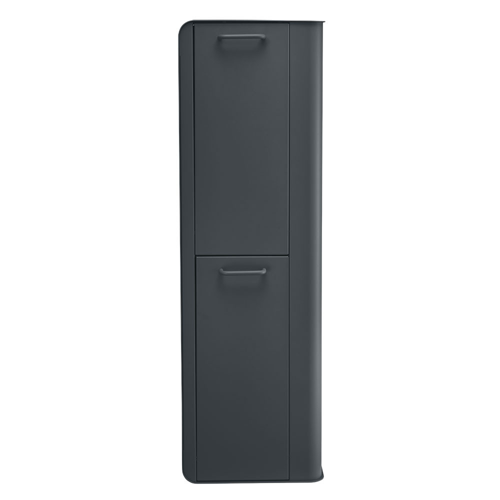 Poubelle cuisine de tri sélectif 2x20L avec seaux Gris Anthracite Poubelle cuisine de tri sélectif 2x20L avec seaux Gris Anthracite