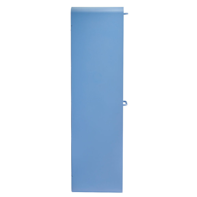Poubelle cuisine de tri sélectif 2x20L avec seaux Bleu Lavande