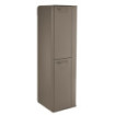 Poubelle cuisine de tri sélectif 2x20L avec seaux Taupe