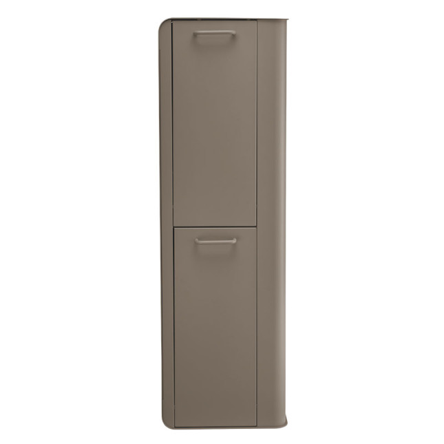 Poubelle cuisine de tri sélectif 2x20L avec seaux Taupe