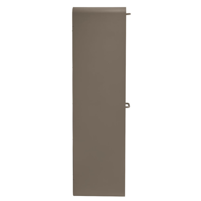 Poubelle cuisine de tri sélectif 2x20L avec seaux Taupe