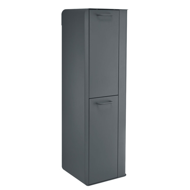 Poubelle cuisine de tri sélectif 2x20L avec seaux Gris Ardoise Poubelle cuisine de tri sélectif 2x20L avec seaux Gris Ardoise