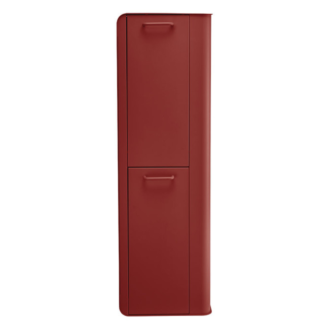 Poubelle cuisine de tri sélectif 2x20L avec seaux Rouge Cerise
