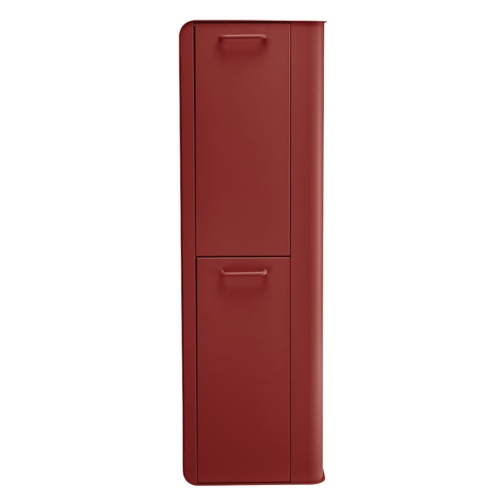 Poubelle cuisine de tri sélectif 2x20L avec seaux Rouge Cerise