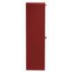 Poubelle cuisine de tri sélectif 2x20L avec seaux Rouge Cerise