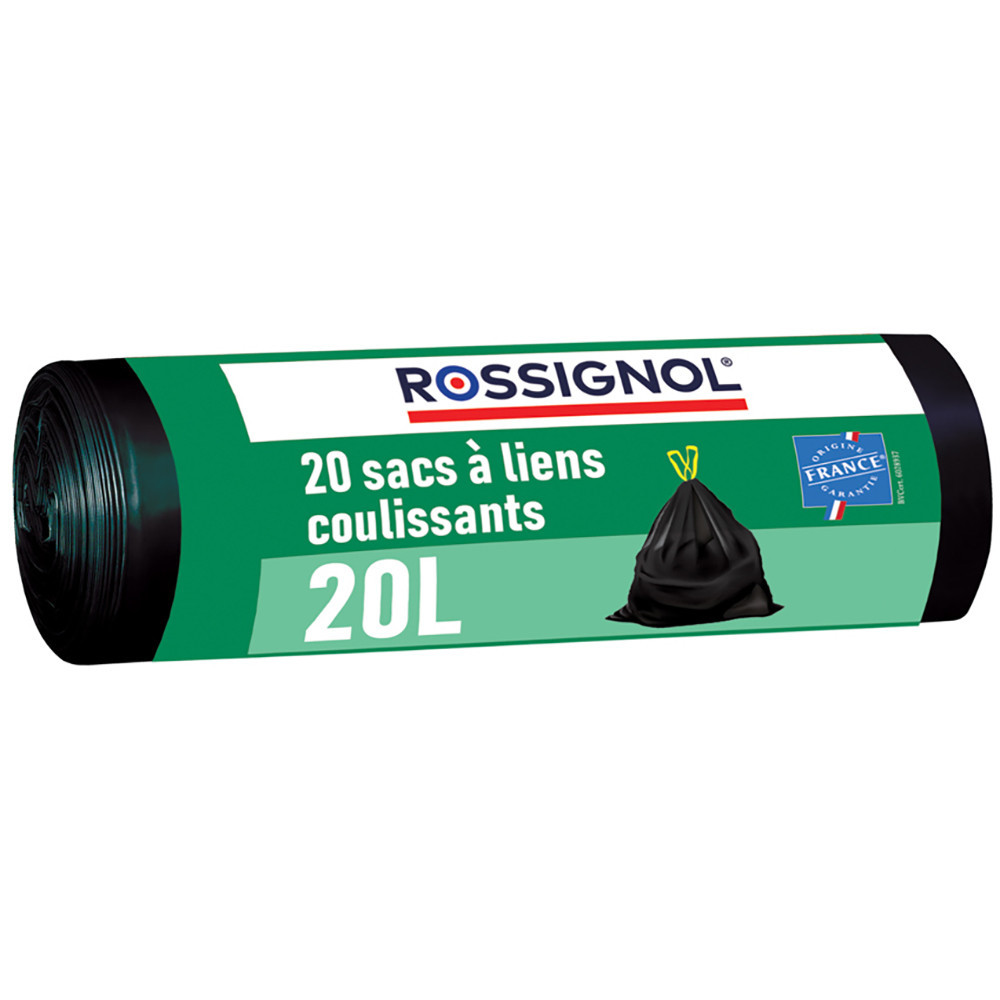 Lot de 6 rouleaux de 20 sacs-poubelle 20L - 120 sacs