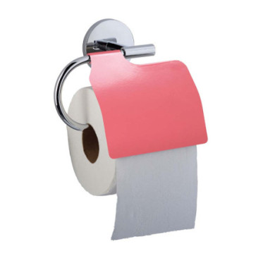 Dérouleur papier toilette à fixer Rose Litchi