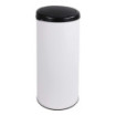 Poubelle cuisine à ouverture manuelle 45L Blanc Coton