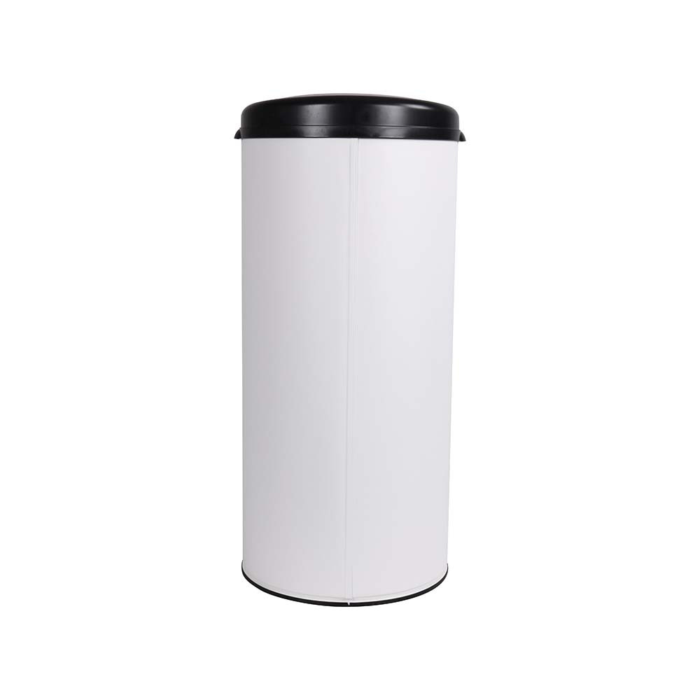 Poubelle cuisine à ouverture manuelle 45L Blanc Coton