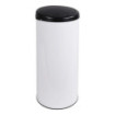 Poubelle cuisine à ouverture manuelle 45L Blanc Éclat