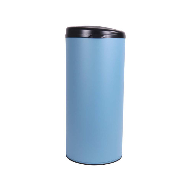 Poubelle cuisine à ouverture manuelle 45L Bleu Céleste Poubelle cuisine à ouverture manuelle 45L Bleu Céleste