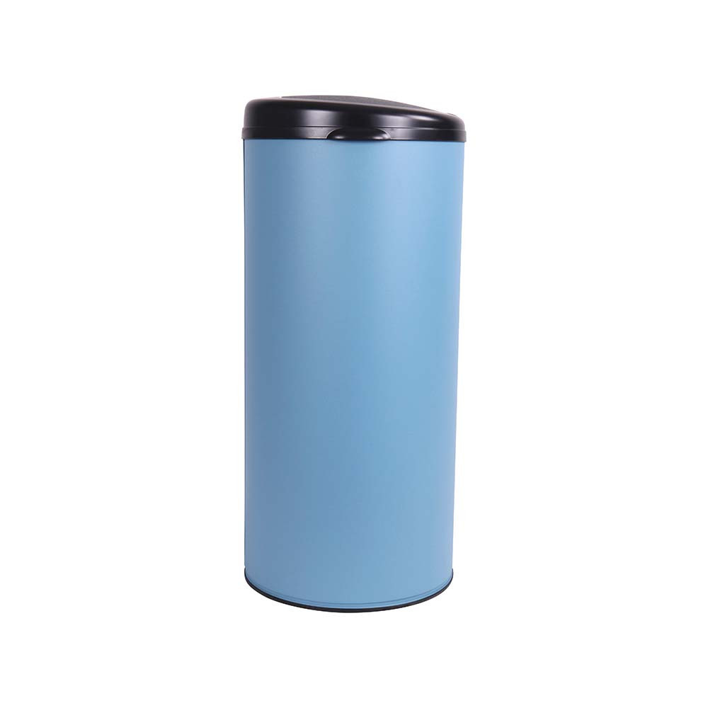 Poubelle cuisine à ouverture manuelle 45L Bleu Céleste