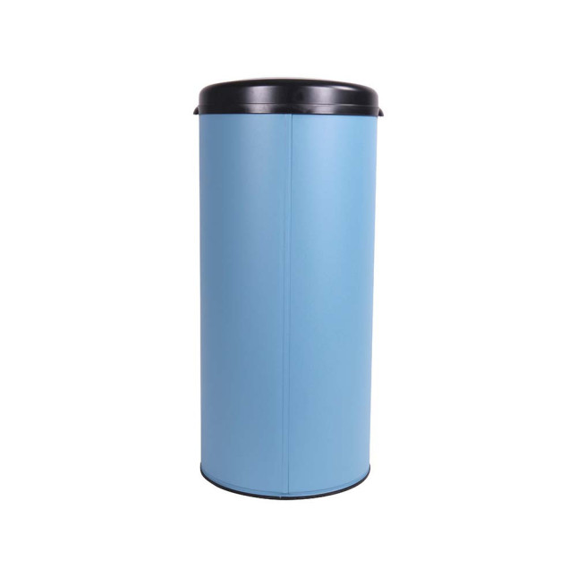 Poubelle cuisine à ouverture manuelle 45L Bleu Céleste