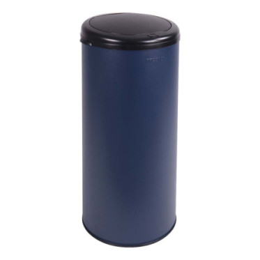 Poubelle cuisine à ouverture manuelle 45L Bleu Minéral