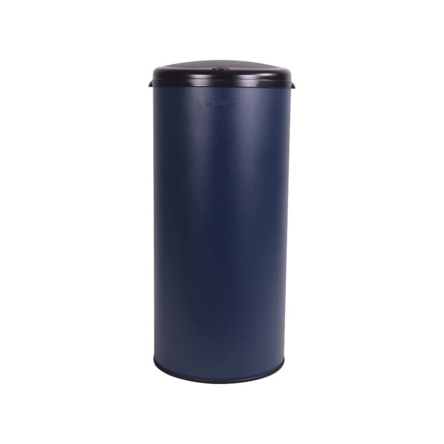 Poubelle cuisine à ouverture manuelle 45L Bleu Minéral